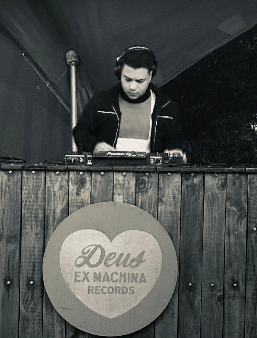 MCL behind the decks for Deus Ex Machina Records